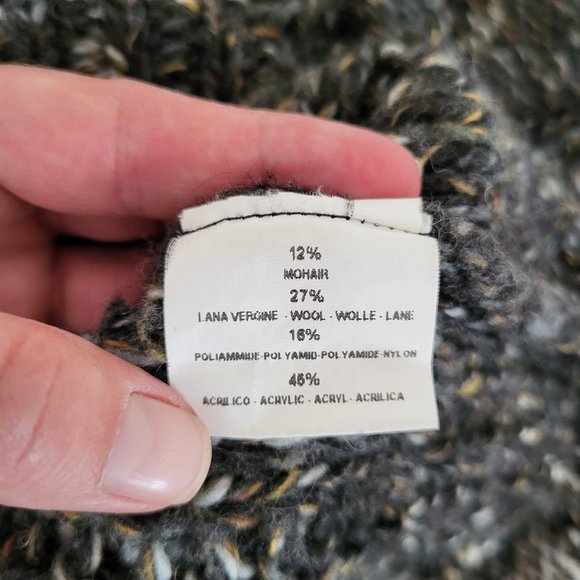 Eleonora Amadei Wool Blend Cowl Neck Sweater SZ M - Picture 8 of 9